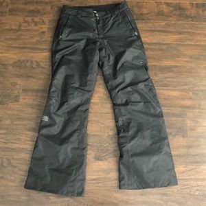 The North face black snow pants